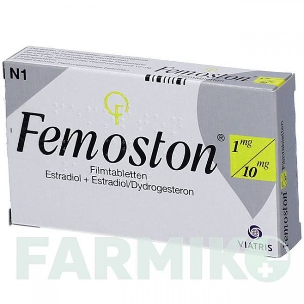 ФЕМОСТОН (FEMOSTON) 1/10 мг таблетки 28 шт - Дидрогестерон, Эстроген VIATRIS