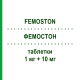 ФЕМОСТОН (FEMOSTON) 1 мг + 10 мг таблетки 28 шт - Дидрогестерон, Эстроген VIATRIS