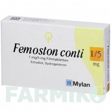 ФЕМОСТОН (FEMOSTON) 1 мг/5 мг таблетки 84 шт - Дидрогестерон, Эстроген 1 0 1 CAREFARM