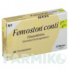 ФЕМОСТОН (FEMOSTON) 1 мг/5 мг таблетки 28 шт - Дидрогестерон, Эстроген VIATRIS