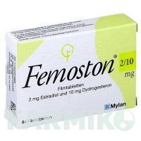ФЕМОСТОН (FEMOSTON) 2/10 мг таблетки 84 шт - Дидрогестерон, Эстроген DOCPHARM