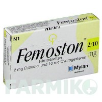 ФЕМОСТОН (FEMOSTON) 2/10 мг таблетки 28 шт - Дидрогестерон, Естроген VIATRIS