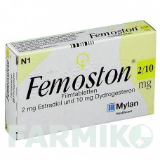 ФЕМОСТОН (FEMOSTON) 2/10 мг таблетки 28 шт - Дидрогестерон, Естроген VIATRIS