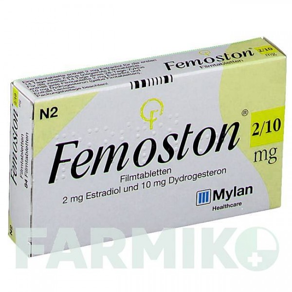 ФЕМОСТОН (FEMOSTON) 2/10 мг таблетки 84 шт - Дидрогестерон, Эстроген VIATRIS