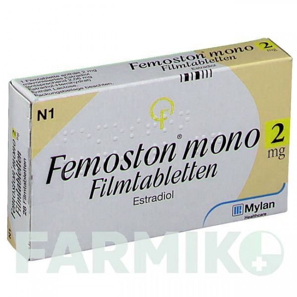 ФЕМОСТОН (FEMOSTON) 2 мг таблетки 28 шт - Естрадіол VIATRIS