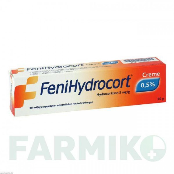 ФЕНІГІДРОКОРТ (FENIHYDROCORT) 0,5% крем 30 г - Гідрокортизон GLAXOSMITHKLINE