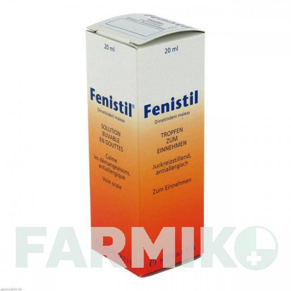 ФЕНИСТИЛ (FENISTIL) капли 20 мл - Диметинден EMRA-MED
