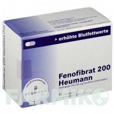 ФЕНОФІБРАТ (FENOFIBRAT) 200 капсули 50 шт - Фенофібрат HEUMANN PHARMA