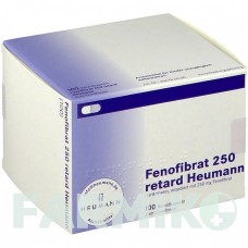 ФЕНОФІБРАТ (FENOFIBRAT) 250 капсули 100 шт - Фенофібрат HEUMANN PHARMA