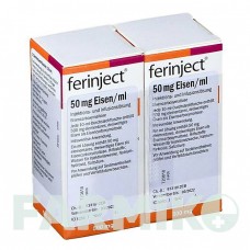 ФЕРИНЖЕКТ (FERINJECT) 50 мг мл розчин 5x10 мл - Залізо (III) полімальтозний гідроксид EMRA-MED