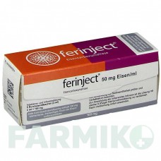 ФЕРИНЖЕКТ (FERINJECT) 50 мг мл раствор 5x2 мл - Железа (III) полимальтозный гидроксид VIFOR
