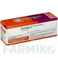 ФЕРИНЖЕКТ (FERINJECT) 50 мг мл раствор 5x10 мл - Железа (III) полимальтозный гидроксид VIFOR