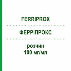 ФЕРРИПРОКС (FERRIPROX) 100 мг/мл раствор 500 мл - Деферипрон CHIESI