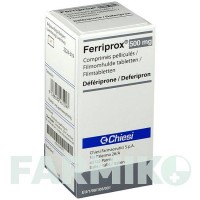 ФЕРРИПРОКС (FERRIPROX) 500 мг таблетки 100 шт - Деферипрон CHIESI