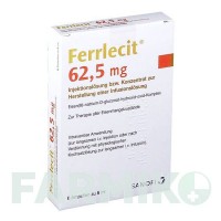 ФЕРРЛЕЦИТ (FERRLECIT) 62,5 мг ампулы 6x5 мл - Железо (III) комплекс глюконата натрия 1 0 1 CAREFARM
