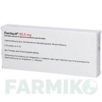 ФЕРРЛЕЦИТ (FERRLECIT) 62,5 мг ампули 6x5 мл - Залізо (III) комплекс глюконату натрію 2CARE4