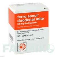 ФЕРРО САНОЛ (FERRO SANOL) 50 мг капсули 50 шт - Залізо (II) гліцин сульфат UCB PHARMA