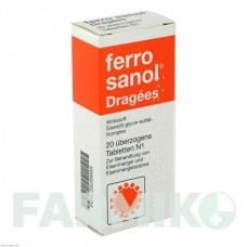 ФЕРРО САНОЛ (FERRO SANOL) таблетки 20 шт - Железо (II) глицин сульфат UCB PHARMA