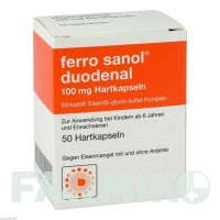 ФЕРРО САНОЛ (FERRO SANOL) капсулы 50 шт - Железо (II) глицин сульфат UCB PHARMA