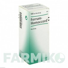 ФЕРРУМ ГОМАККОРД (FERRUM HOMACCORD) капли 100 мл - Гомеопатия BIOLOGISCHE HEILMITTEL HEEL
