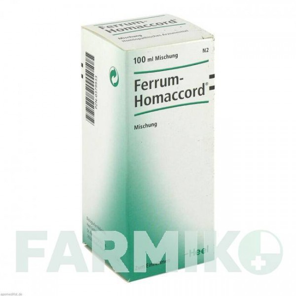ФЕРРУМ ГОМАККОРД (FERRUM HOMACCORD) капли 100 мл - Гомеопатия BIOLOGISCHE HEILMITTEL HEEL