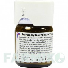 ФЕРРУМ ГІДРОКСИДАТУМ (FERRUM HYDROXYDATUM) 5% тритурація 50 г - Гомеопатія WELEDA