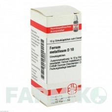 ФЕРРУМ МЕТАЛЛИКУМ (FERRUM METALLICUM) D 10 глобули 10 г - Гомеопатия DHU