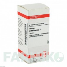 ФЕРРУМ МЕТАЛЛИКУМ (FERRUM METALLICUM) D 3 таблетки 80 шт - Гомеопатия DHU