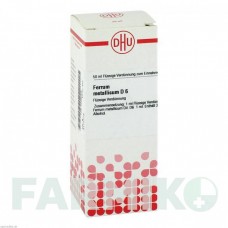 ФЕРРУМ МЕТАЛЛИКУМ (FERRUM METALLICUM) D 6 раствор 50 мл - Гомеопатия DHU