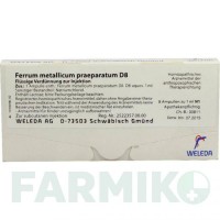 ФЕРРУМ МЕТАЛІКУМ (FERRUM METALLICUM) D 8 ампули 8x1 мл - Гомеопатія WELEDA
