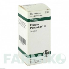ФЕРРУМ ПЕНТАРКАН (FERRUM PENTARKAN) таблетки 200 шт - Гомеопатия DHU
