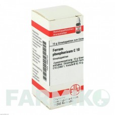 ФЕРРУМ ФОСФОРИКУМ (FERRUM PHOSPHORICUM) C 10 глобули 10 г - Гомеопатия DHU