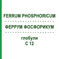 ФЕРРУМ ФОСФОРИКУМ (FERRUM PHOSPHORICUM) C 12 глобули 10 г - Гомеопатия SPAGYRA