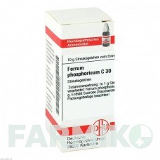 ФЕРРУМ ФОСФОРИКУМ (FERRUM PHOSPHORICUM) C 30 глобули 10 г - Гомеопатия DHU