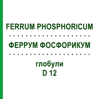 ФЕРРУМ ФОСФОРИКУМ (FERRUM PHOSPHORICUM) D 12 глобули 10 г - Гомеопатія SPAGYRA