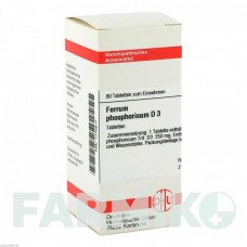 ФЕРРУМ ФОСФОРИКУМ (FERRUM PHOSPHORICUM) D 3 таблетки 80 шт - Гомеопатия DHU