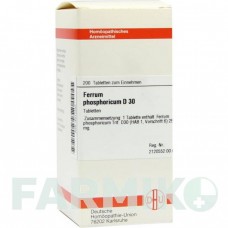 ФЕРРУМ ФОСФОРИКУМ (FERRUM PHOSPHORICUM) D 30 таблетки 200 шт - Гомеопатия DHU