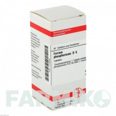 ФЕРРУМ ФОСФОРИКУМ (FERRUM PHOSPHORICUM) D 6 таблетки 80 шт - Гомеопатия DHU