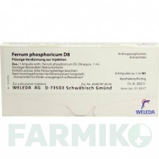 ФЕРРУМ ФОСФОРИКУМ (FERRUM PHOSPHORICUM) D 8 ампули 8x1 мл - Гомеопатія WELEDA