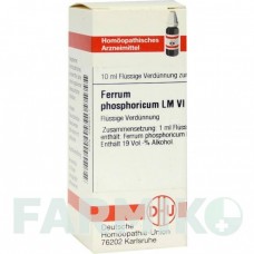 ФЕРРУМ ФОСФОРИКУМ (FERRUM PHOSPHORICUM) LM VI раствор 10 мл - Гомеопатия DHU