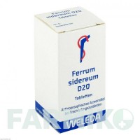 ФЕРРУМ СИДЕРЕУМ (FERRUM SIDEREUM) D 20 таблетки 80 шт - Гомеопатия WELEDA
