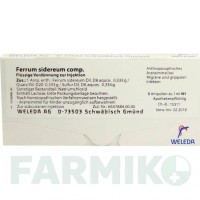 ФЕРРУМ СИДЕРЕУМ (FERRUM SIDEREUM) ампули 8x1 мл - Гомеопатія WELEDA