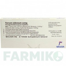 ФЕРРУМ СИДЕРЕУМ (FERRUM SIDEREUM) ампули 8x1 мл - Гомеопатія WELEDA