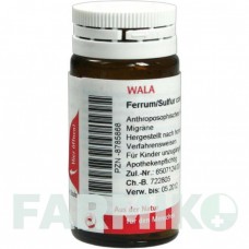 ФЕРРУМ СУЛЬФУР (FERRUM SULFUR) глобули 20 г - Гомеопатія WALA HEILMITTEL