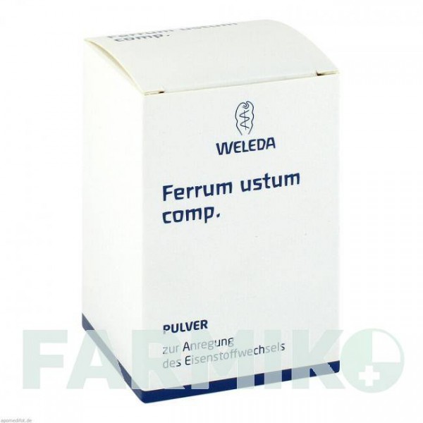 ФЕРРУМ УСТУМ (FERRUM USTUM) порошок 50 г - Гомеопатия WELEDA