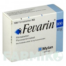 ФЕВАРИН (FEVARIN) 100 мг таблетки 100 шт - Флувоксамин VIATRIS