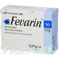 ФЕВАРИН (FEVARIN) 50 мг таблетки 100 шт - Флувоксамін VIATRIS