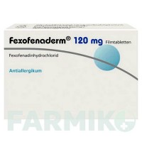 ФЕКСОФЕНАДЕРМ (FEXOFENADERM) 120 мг таблетки 50 шт - Фексофенадин DERMAPHARM
