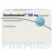 ФЕКСОФЕНАДЕРМ (FEXOFENADERM) 120 мг таблетки 100 шт - Фексофенадин DERMAPHARM