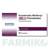 ФЕКСОФЕНАДИН (FEXOFENADIN) 180 мг таблетки 20 шт - Фексофенадин ZENTIVA